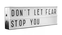 A Little Lovely Company Light Box A5 Zwart