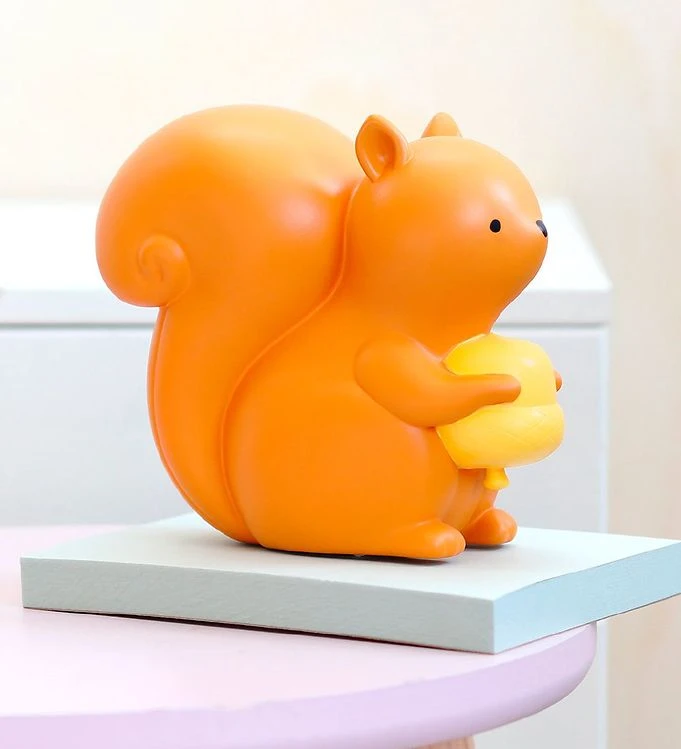 A Little Lovely Company Lamp - 12,5 Cm - Eekhoorn - Lichtbruin 4 A Little Lovely Company Lamp - 12,5 Cm - Eekhoorn - Lichtbruin - Afbeelding 4