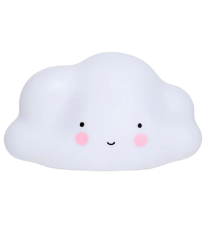 A Little Lovely Company Nachtlamp - 24,5 Cm - Cloud - Wit 1 A Little Lovely Company Nachtlamp - 24,5 Cm - Cloud - Wit