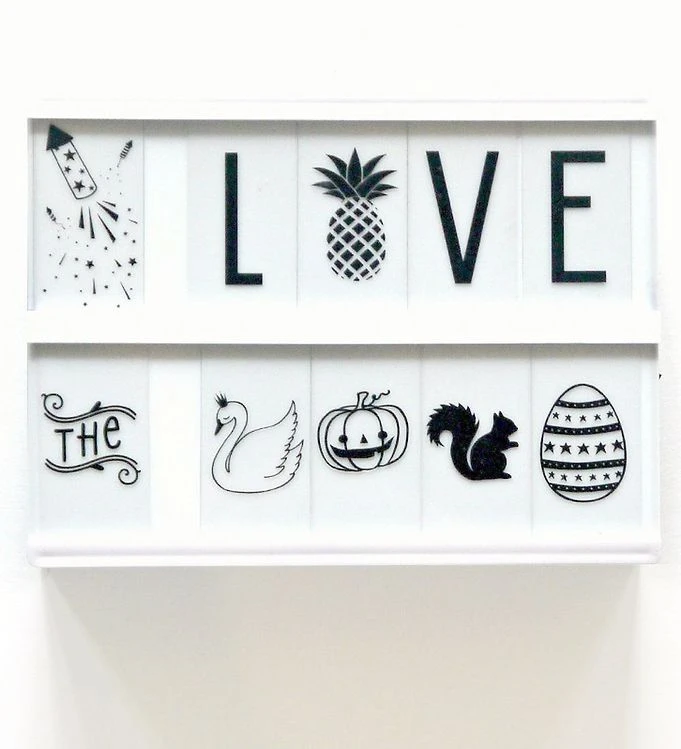 A Little Lovely Company Lichtbox Symbolen Set - Feesten 2 A Little Lovely Company Lichtbox Symbolen Set - Feesten - Afbeelding 2