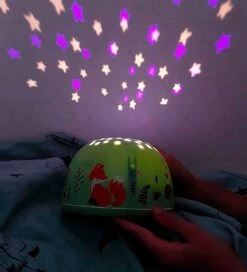 A Little Lovely Company Projectielamp - 14x9 Cm - Bos Gratis -Baby Spullen Winkel QA160 2