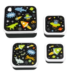 A Little Lovely Company Lunch & Snack Box Set Galaxy