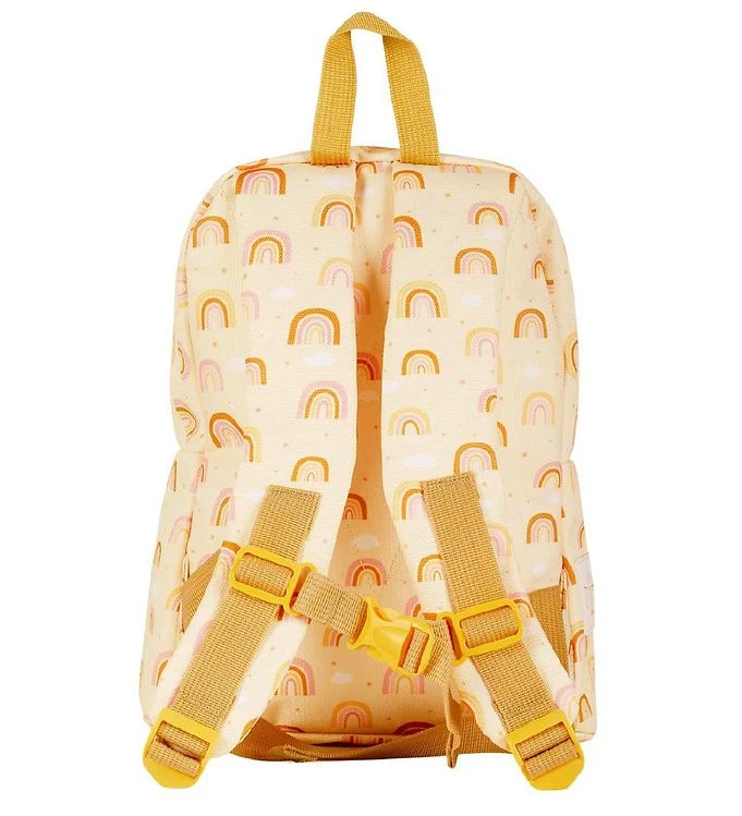 A Little Lovely Company Kleuterrugzak - Regenbogen - Geel 2 A Little Lovely Company Kleuterrugzak - Regenbogen - Geel - Afbeelding 2
