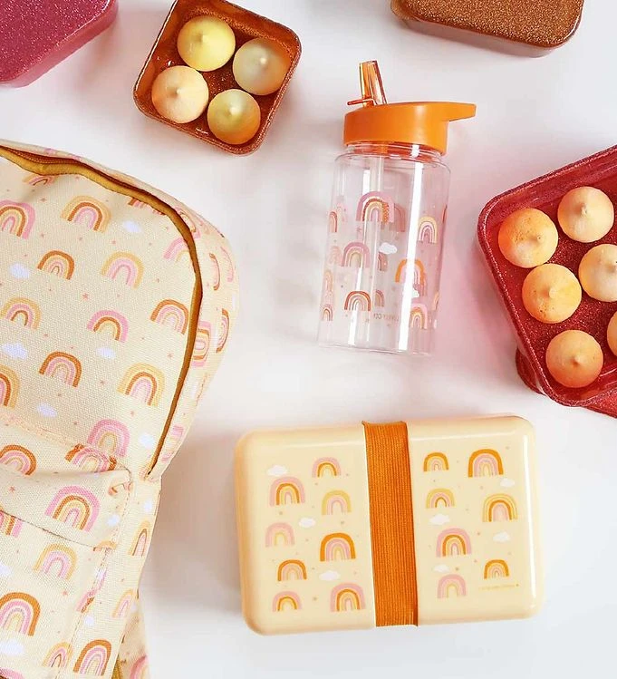 A Little Lovely Company Kleuterrugzak - Regenbogen - Geel 4 A Little Lovely Company Kleuterrugzak - Regenbogen - Geel - Afbeelding 4