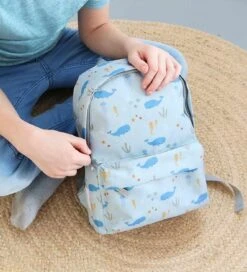 A Little Lovely Company Kleuterrugzak - Ocean - Blauw -Baby Spullen Winkel YO976 2