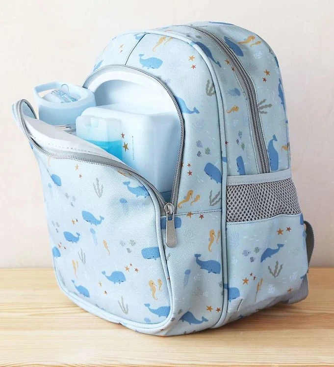 A Little Lovely Company Kleuterrugzak M. Thermische Zak - Ocean 4 A Little Lovely Company Kleuterrugzak M. Thermische Zak - Ocean - Afbeelding 4