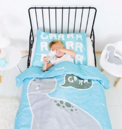 Kinder Dekbedovertrek Brontosaurus A Little Lovely Company 6 Kinder Dekbedovertrek Brontosaurus A Little Lovely Company -Baby Spullen Winkel image 153