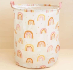 A Little Lovely Company Opbergmand Kinderkamer Regenbogen -Baby Spullen Winkel image 2