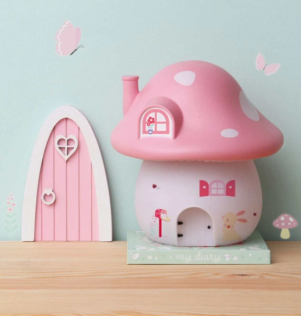 Nachtlamp Paddenstoelhuis - Elfje A Little Lovely Company 4 Nachtlamp Paddenstoelhuis - Elfje A Little Lovely Company - Afbeelding 4