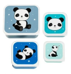 A Little Lovely Company Lunch & Snack Box Set Panda