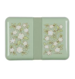 A Little Lovely Company Lunch Box Bloesems Saliegroen