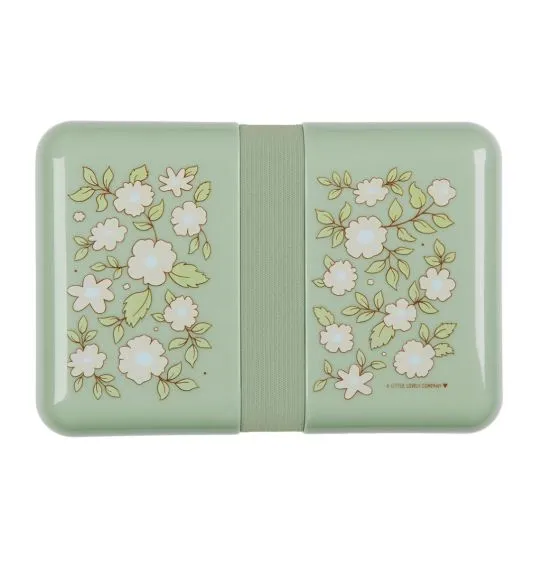A Little Lovely Company Lunch Box Bloesems Saliegroen 1 A Little Lovely Company Lunch Box Bloesems Saliegroen