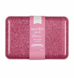 A Little Lovely Company Lunchbox Glitter Roze