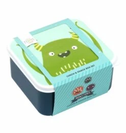 A Little Lovely Company Lunch & Snack Box Set MONSTERS