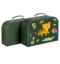 A Little Lovely Company Suitcase JUNGLE TIGER